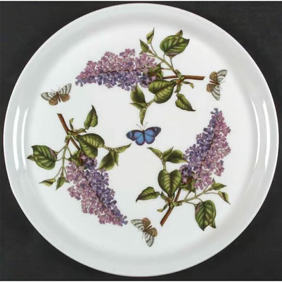 Portmeirion Other - Portmeirion Lilacs Fire & Ice Botanic Garden 12" Round Serving Platter England